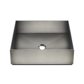 Gessi 316 lavabo da appoggio 54605 acciaio spazzolato