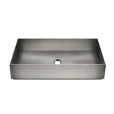 Gessi 316 lavabo da appoggio 54606 Steel Brushed