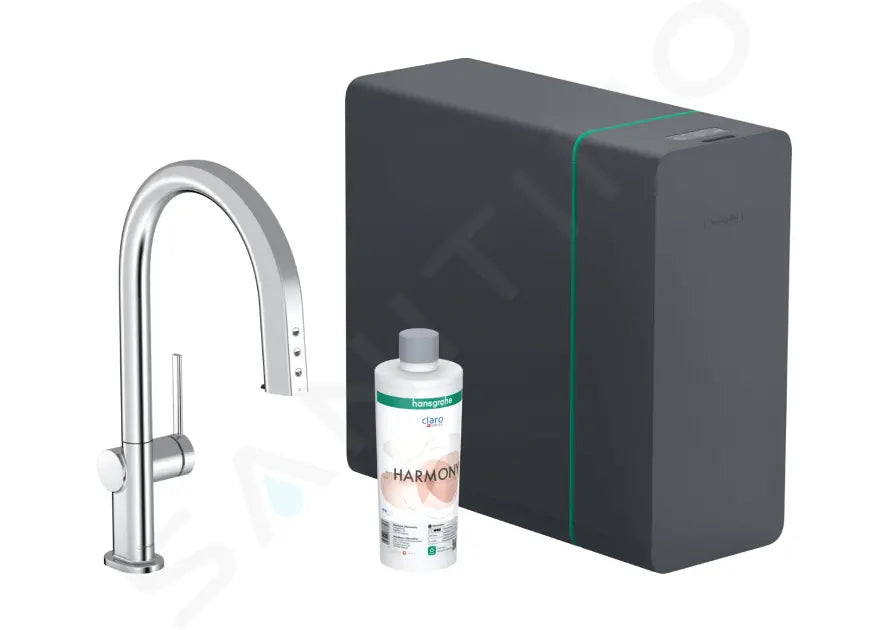 Hansgrohe Aqittura M91 SodaSystem rubinetto cucina con doccetta estraibile 76836 Hansgrohe Aqittura M91 SodaSystem rubinetto cucina con doccetta estraibile 76836