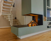 Maison Fire Brace 50 Metal camino elettrico ad acqua Multicolor + Top legna BR5MIM + LEGNA50