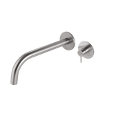 Vema Steel Otago rubinetto lavabo a parete V17050 acciaio