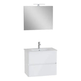 VitrA Mia Plus R mobile lavabo da 80cm con specchio e faretto 69826
