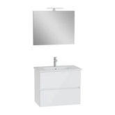 VitrA Mia Plus S mobile lavabo da 80cm con specchio e faretto 69748
