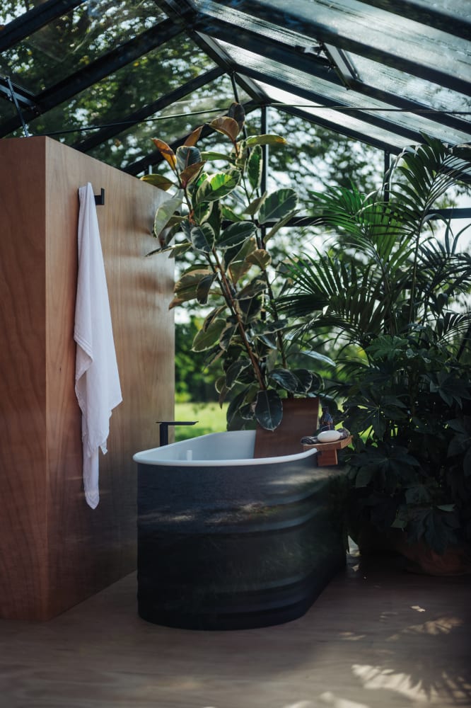 Agape Vieques XS vasca da bagno freestanding outdoor AVAS0912E Agape Vieques XS vasca da bagno freestanding outdoor AVAS0912E
