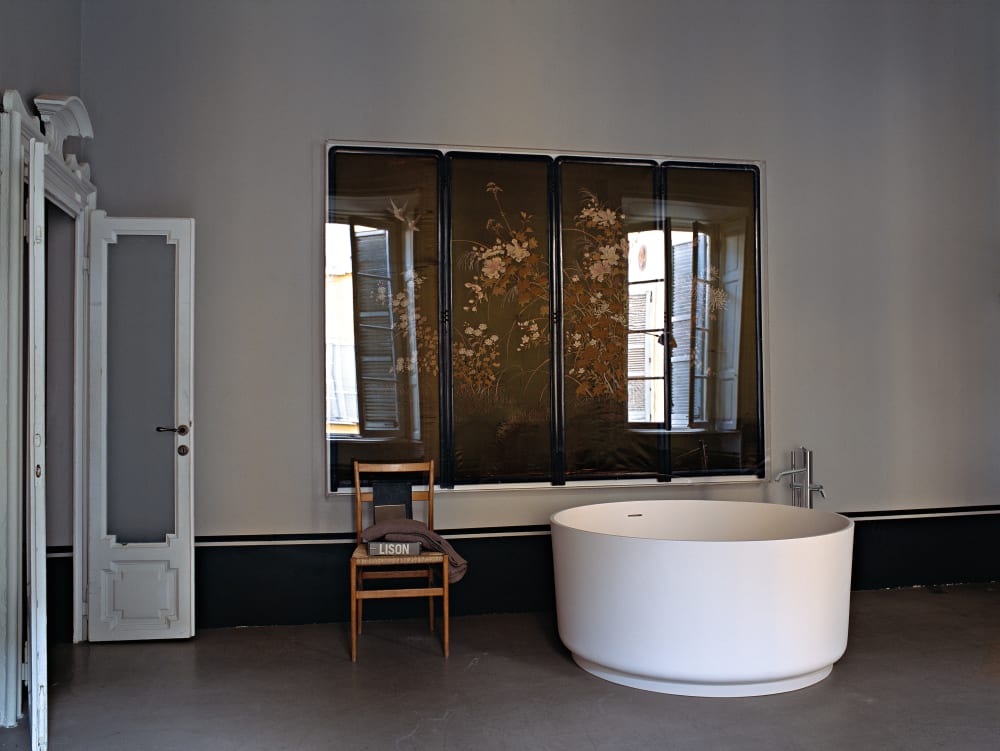 Agape In-Out baignoire îlot AVAS1041SS Agape In-Out baignoire îlot AVAS1041SS