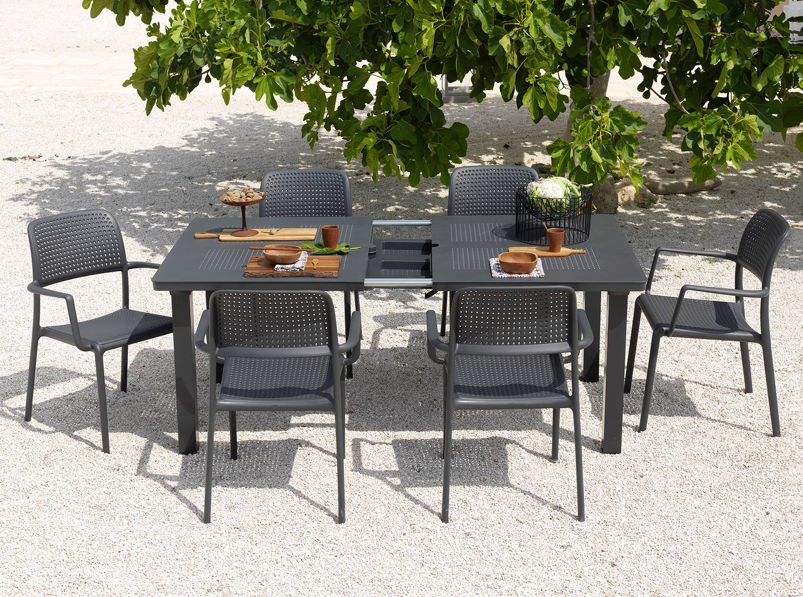 Nardi Bora outdoor chair with armrests set of 6pieces 40242 Nardi Bora outdoor chair with armrests set of 6pieces 40242