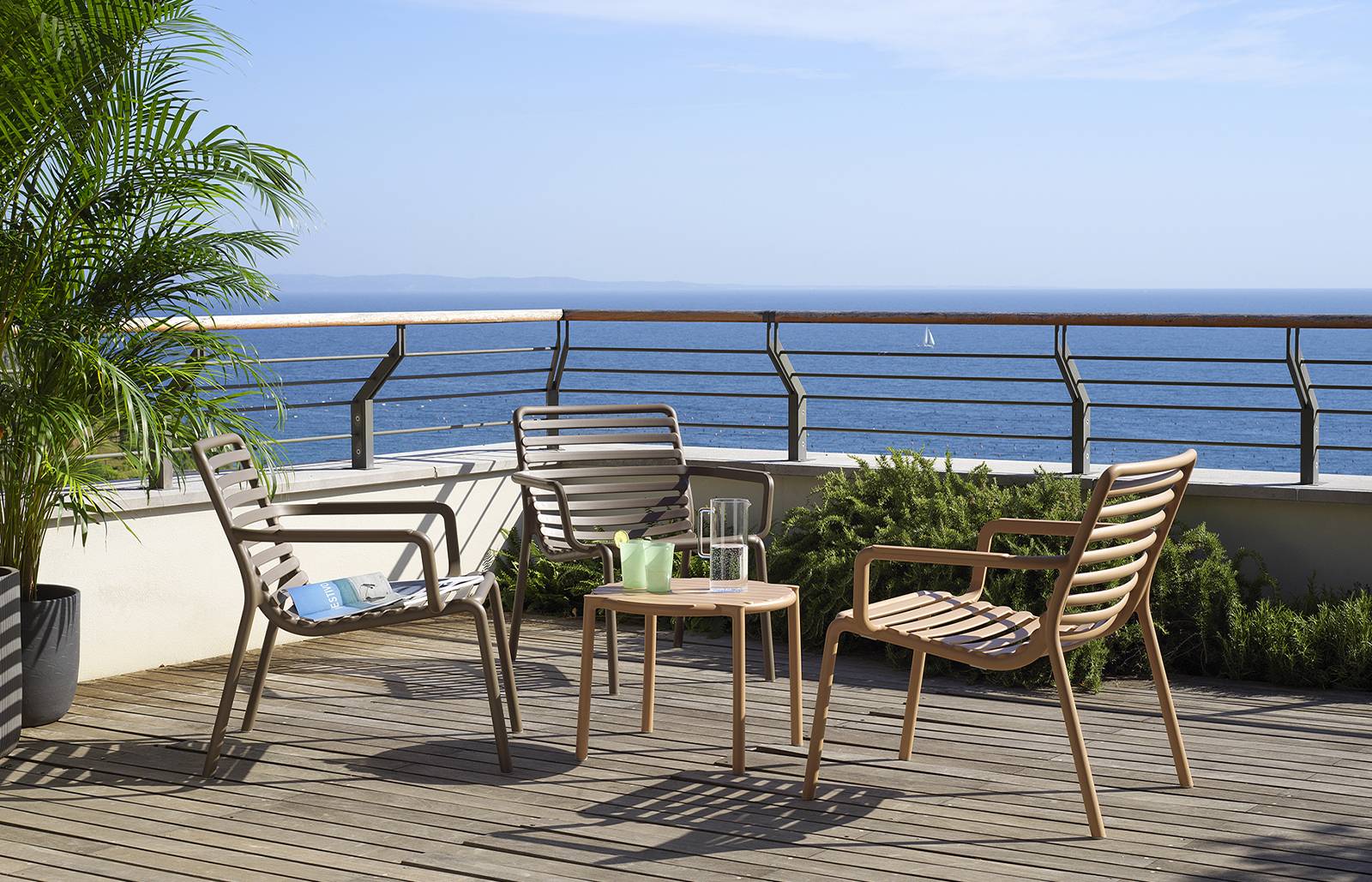 Nardi Outdoor Chair Doga Relax in various colors Made in Italy Nardi Outdoor Chair Doga Relax in various colors Made in Italy