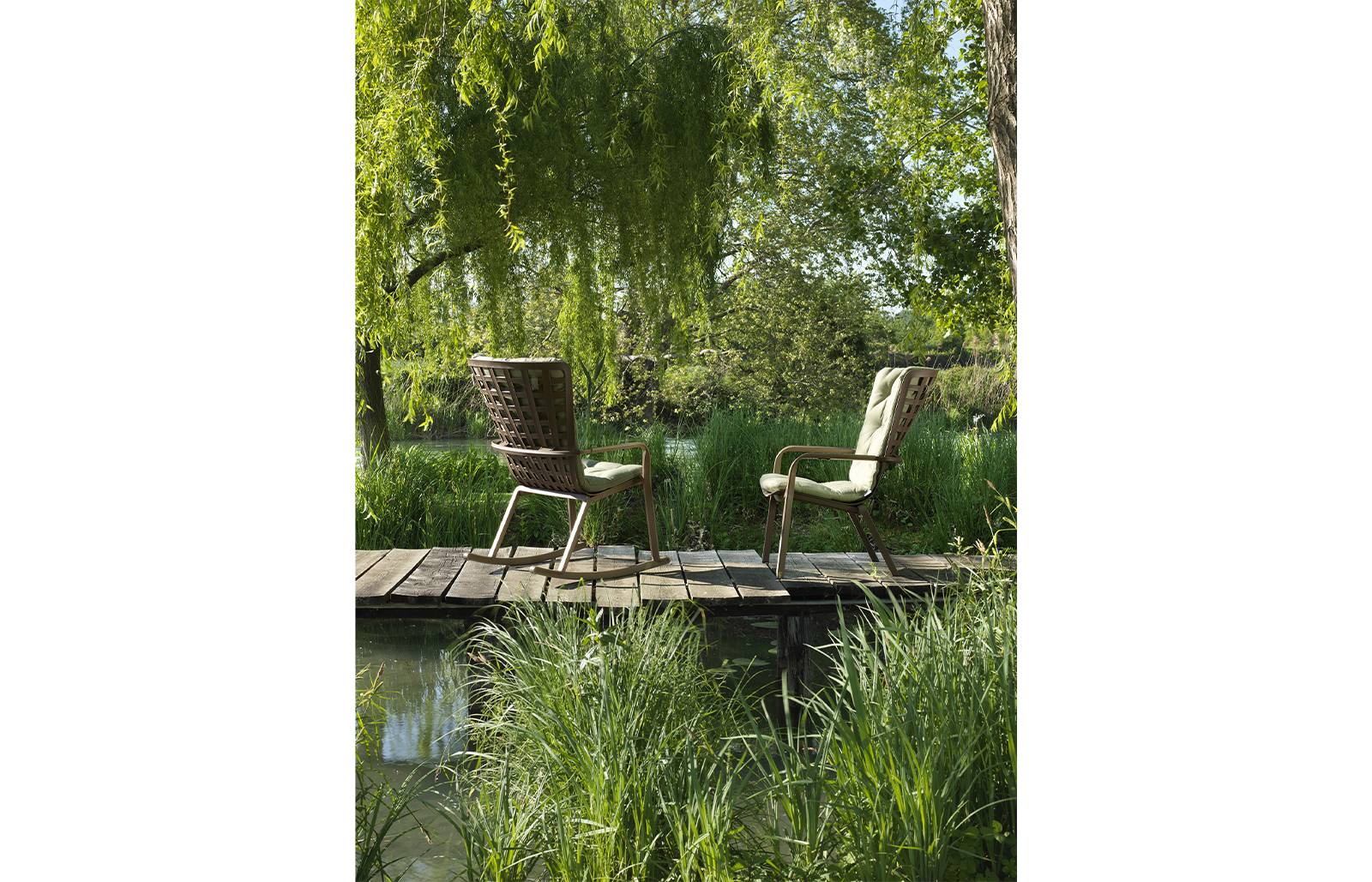 Nardi Outdoor Armchair Folio Rocking in various colors Made in Italy Nardi Outdoor Armchair Folio Rocking in various colors Made in Italy