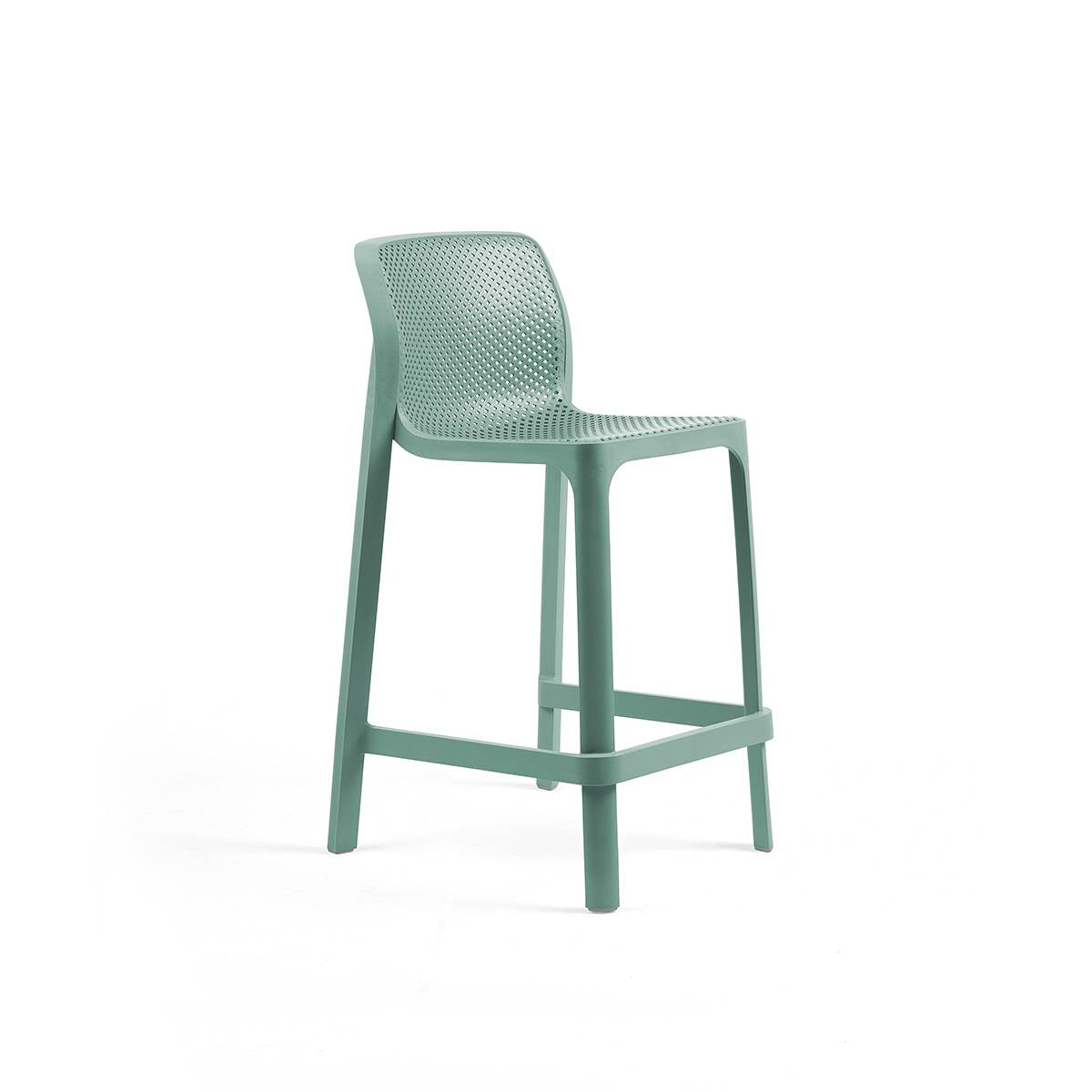 Nardi Net Stool Mini Outdoor Stool in Various Colors Made in Italy Nardi Net Stool Mini Outdoor Stool in Various Colors Made in Italy
