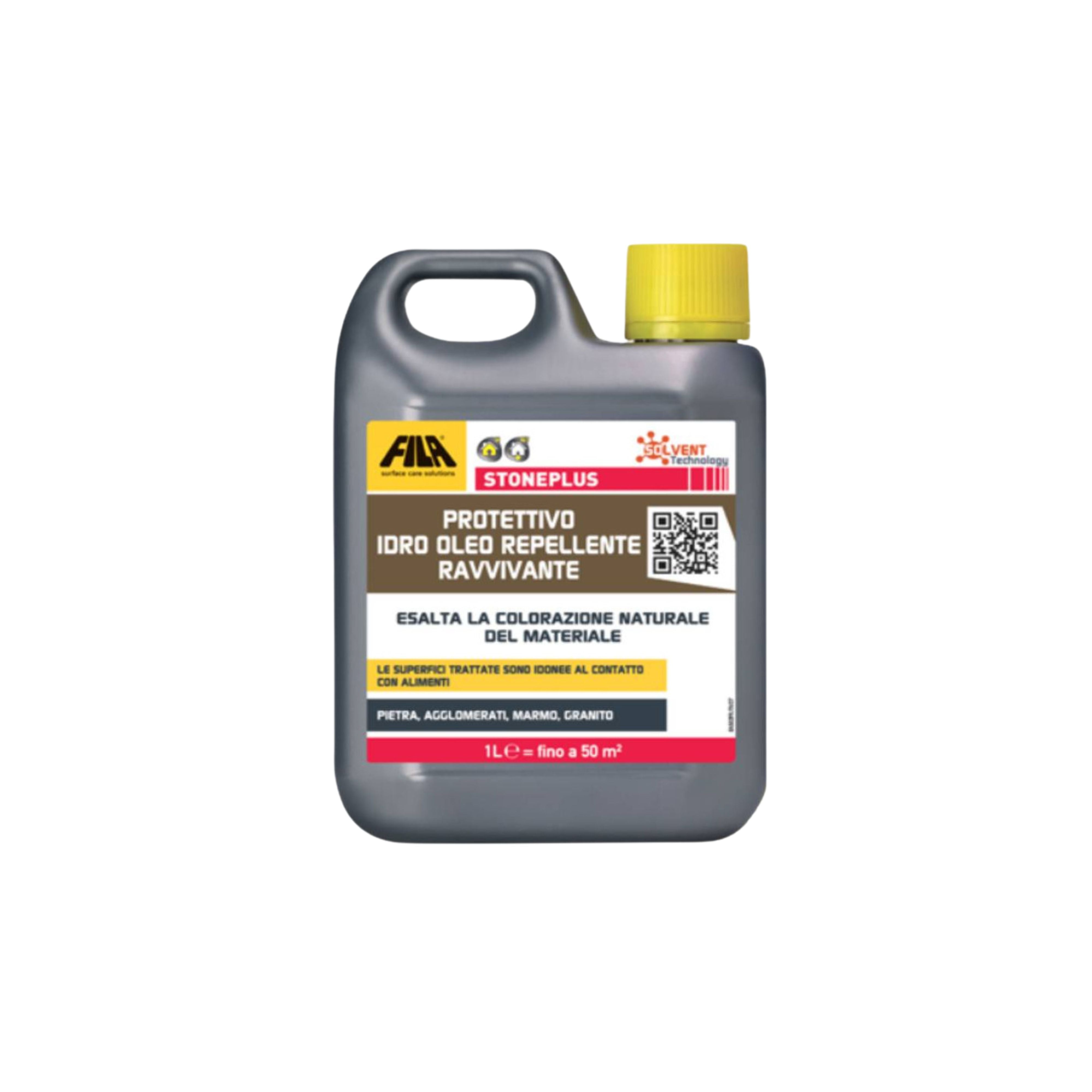 Fila STONEPLUS protettivo antimacchia ravvivante base solvente 1L Fila STONEPLUS protettivo antimacchia ravvivante base solvente 1L