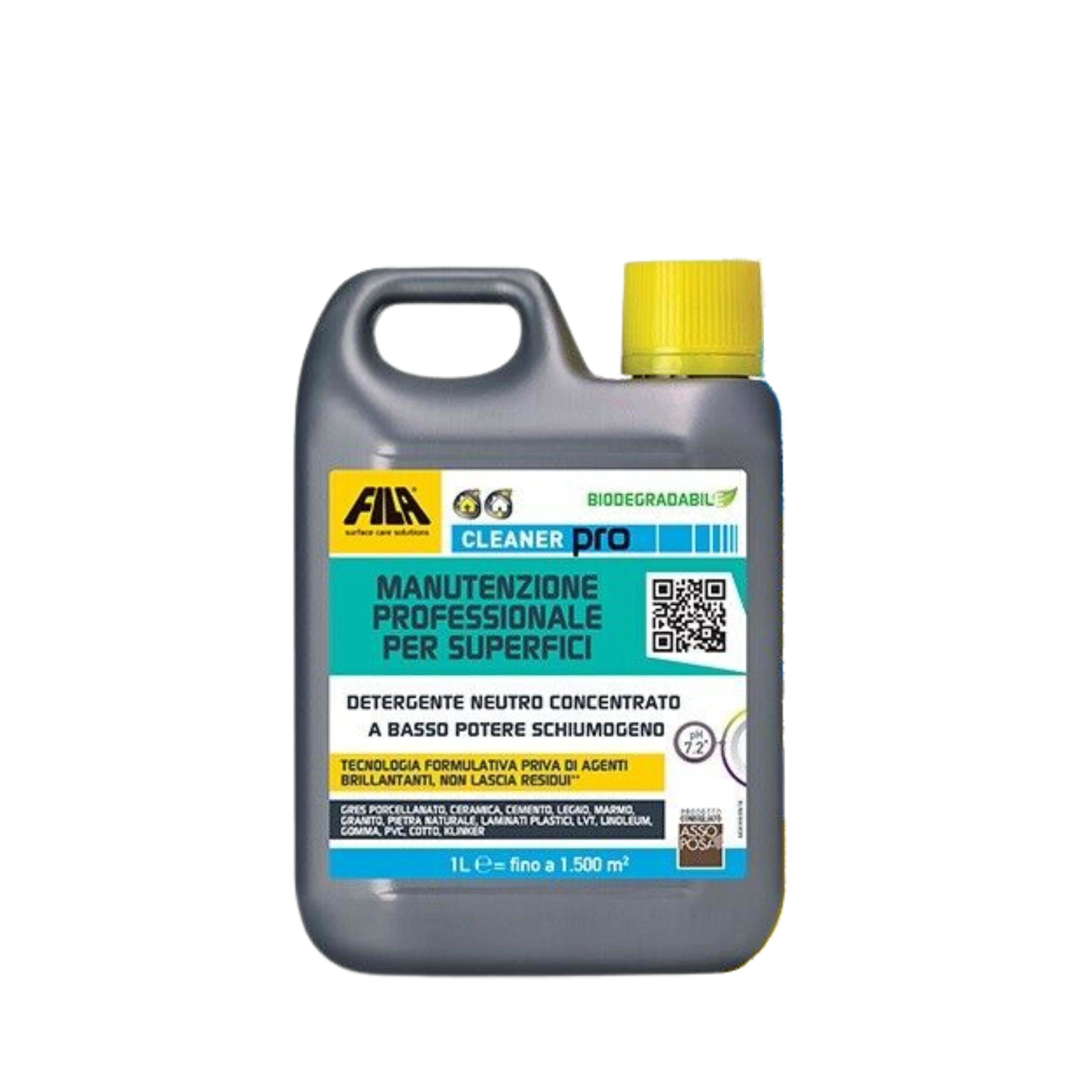 Fila CLEANER PRO 1L detergente universale manutenzione professionale Fila CLEANER PRO 1L detergente universale manutenzione professionale
