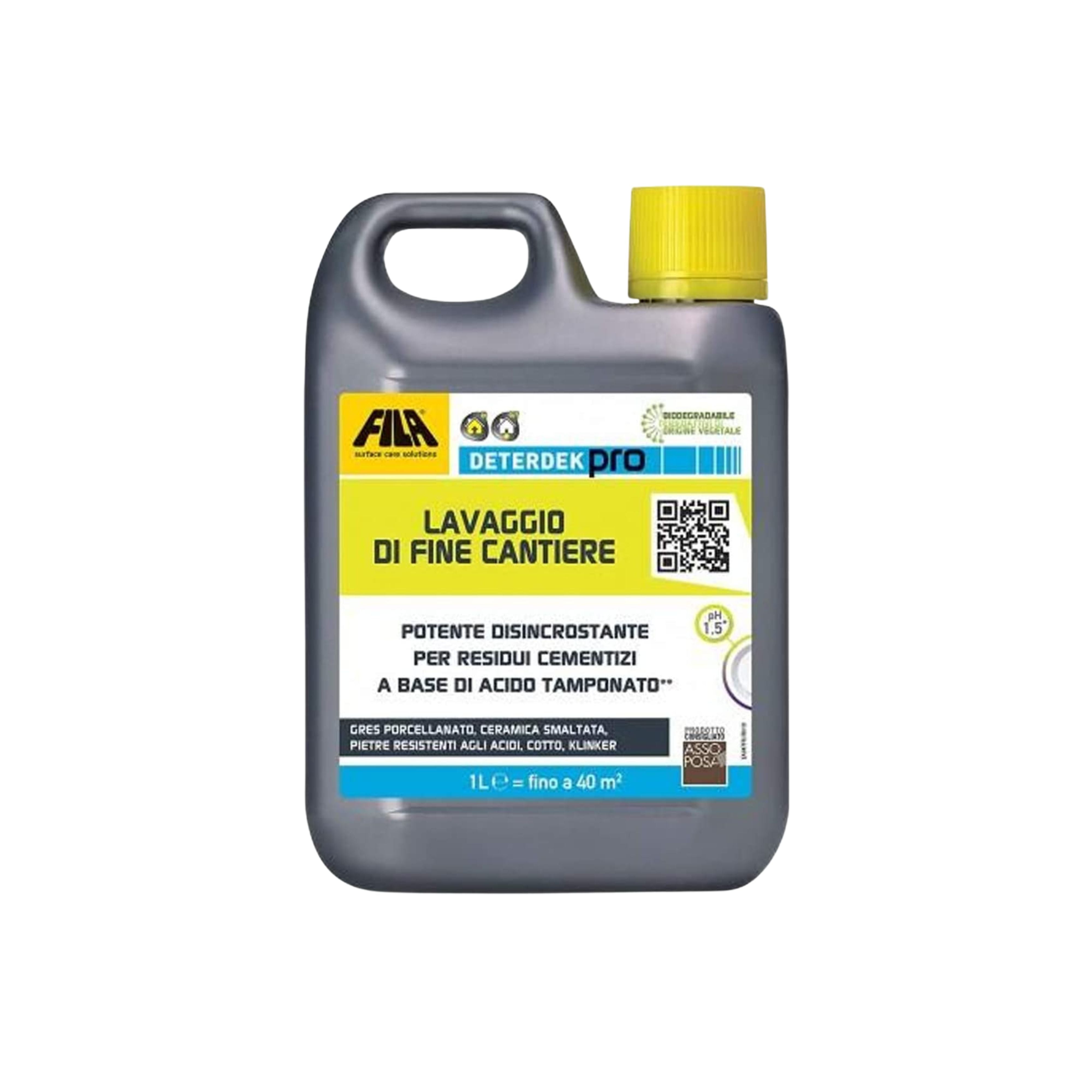 Fila DETERDEK PRO disincrostante 1L Fila DETERDEK PRO disincrostante 1L