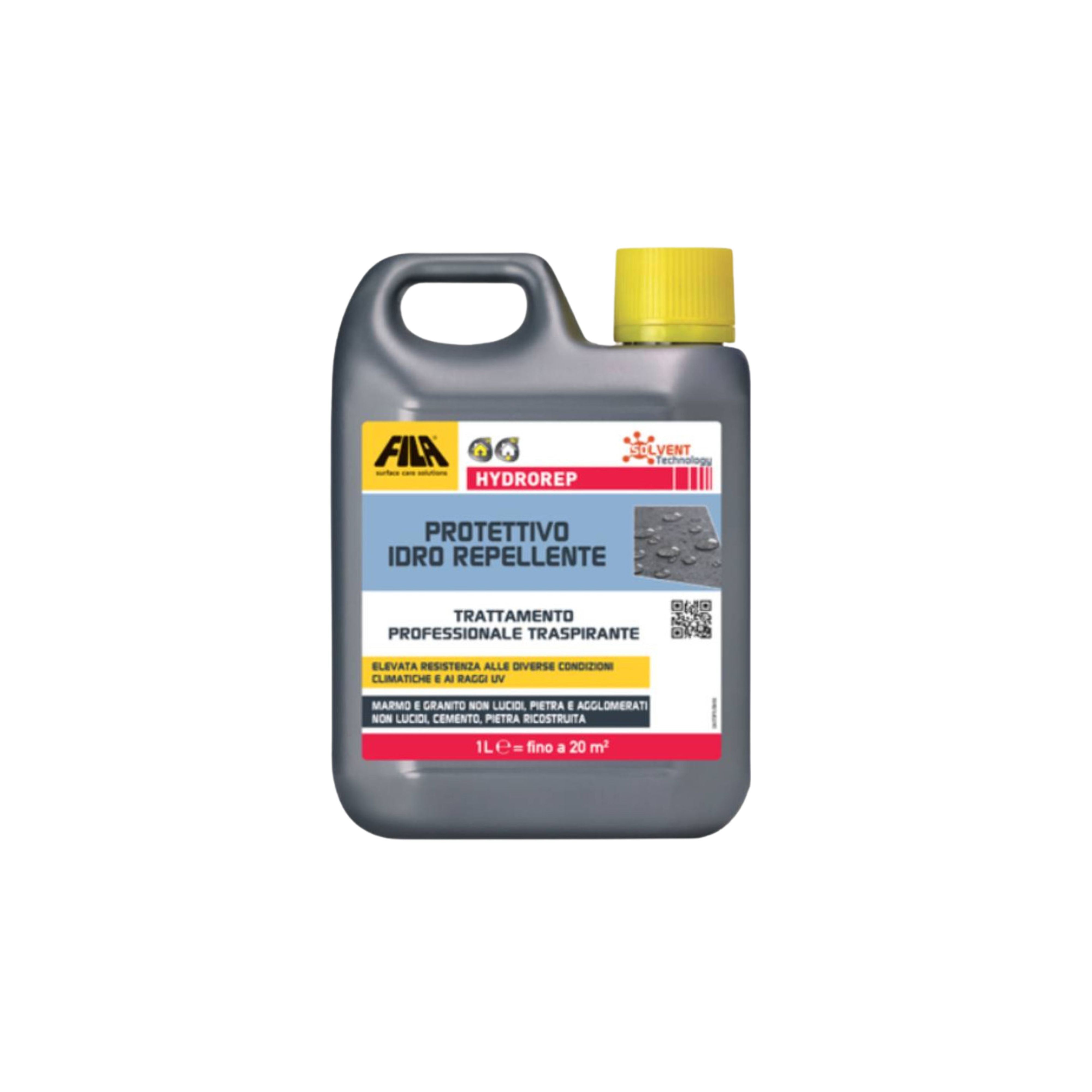 Fila HYDROREP 1L protezione idrorepellente protegge dall’acqua e dall’umidità i pavimenti esterni. Fila HYDROREP 1L protezione idrorepellente protegge dall’acqua e dall’umidità i pavimenti esterni.
