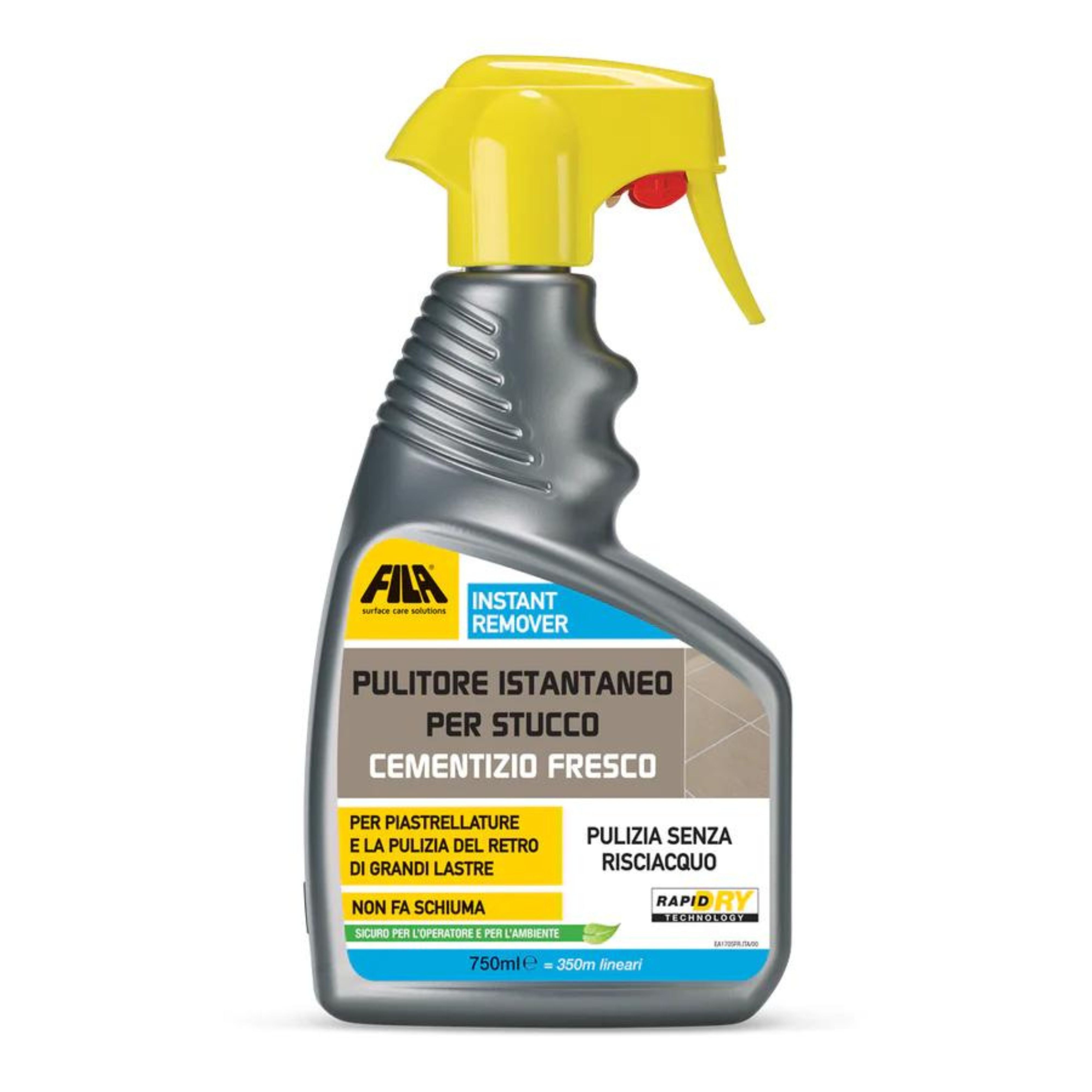Fila INSTANT REMOVER pulitore istantaneo stucco cementizio fresco 750ml Fila INSTANT REMOVER pulitore istantaneo stucco cementizio fresco 750ml