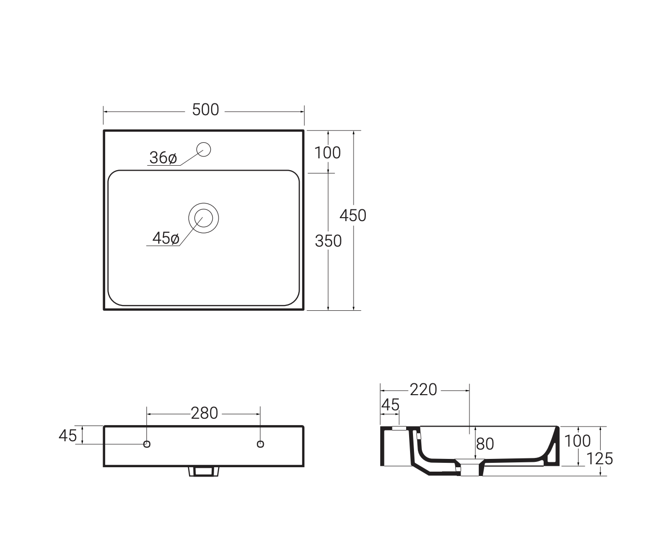 Colavene Acquaceramica Cento vasque à poser 50x45cm LAC5045 Colavene Acquaceramica Cento vasque à poser 50x45cm LAC5045