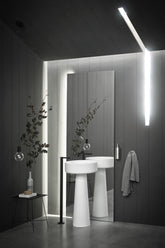 Agape Bjhon 1 lavabo su colonna scarico a parete ACER1081M