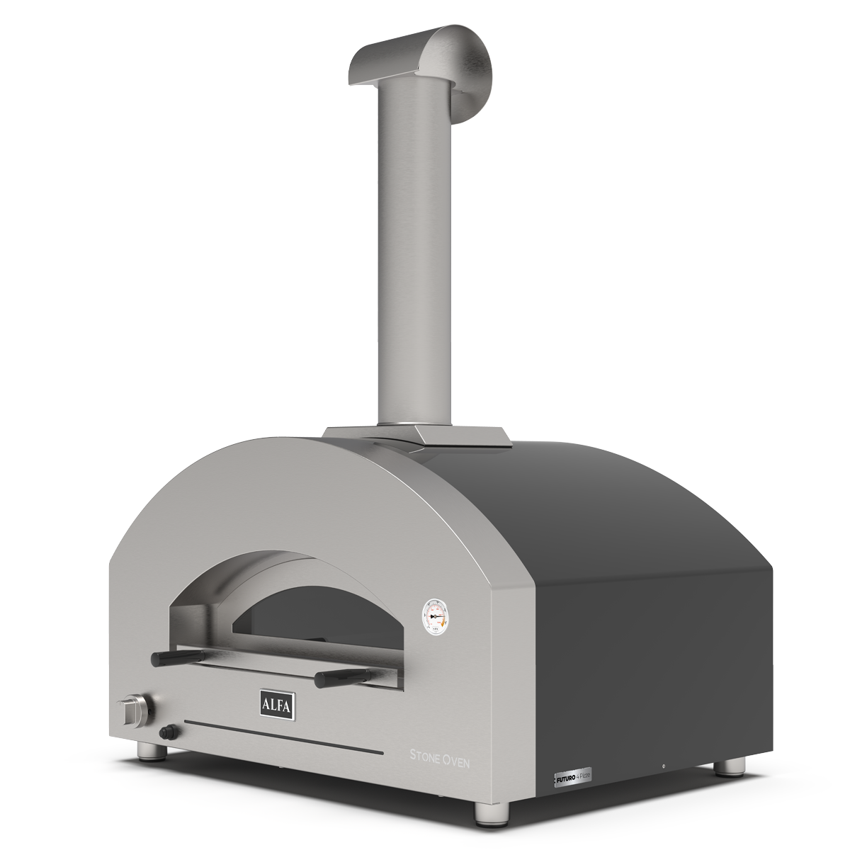 Alfa Forni Futuro forno a gas 4 Pizze FXFT-4P-GSB Alfa Forni Futuro forno a gas 4 Pizze FXFT-4P-GSB