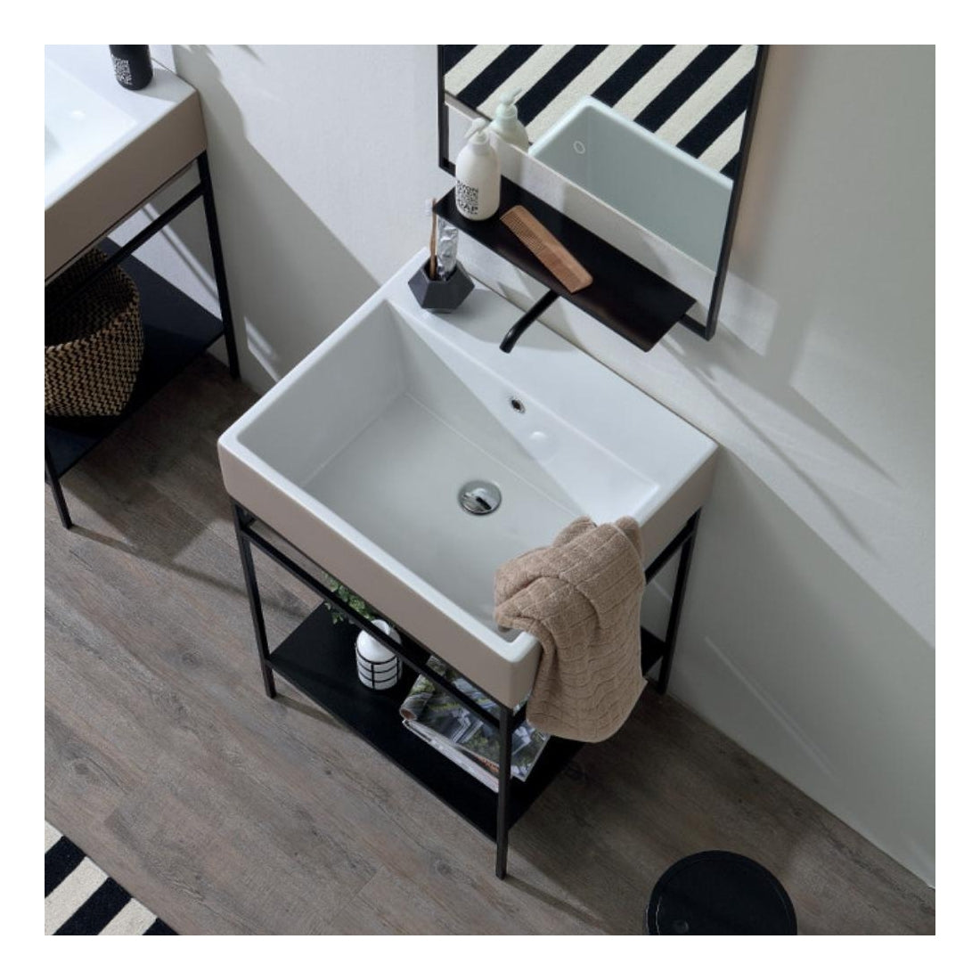 Colavene Acquaceramica Volant vasque à poser 60x50cm LAB6050 Colavene Acquaceramica Volant vasque à poser 60x50cm LAB6050