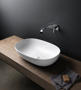 NIC Design Milk Extreme lavabo da appoggio ovale 60cm 001526