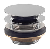 Omp Tea piletta click clack per vasca senza troppo pieno 8568.060.6