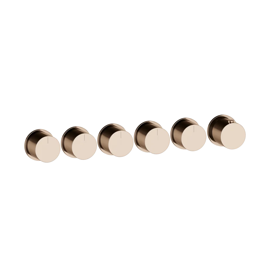 Gessi mitigeur thermostatique de douche à haut débit 5 sorties 63440 + 09263