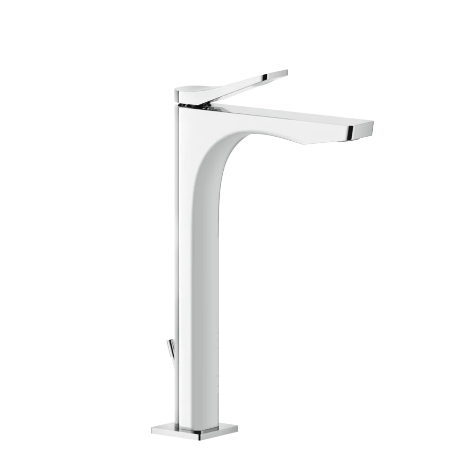 Gessi RILIEVO-Miscelatore Lavabo Alto con Scarico con Flessibile di Collegamento. Cartuccia 25mm- 59003