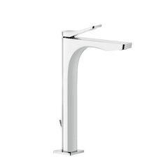Gessi RILIEVO-Miscelatore Lavabo Alto con Scarico con Flessibile di Collegamento. Cartuccia 25mm- 59003
