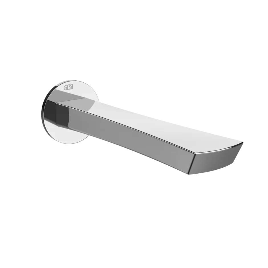 Gessi Ventaglio-Remote control. External part of wall-mounted basin mixer 1 way.-72109