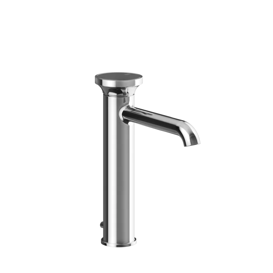 Gessi ORIGINI-Mélangeur lavabo moyen avec vidage et flexibles de raccordement-66005