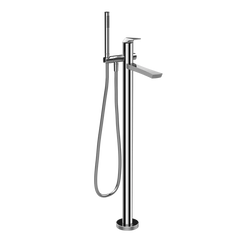 Gessi VENTAGLIO-Parte esterna miscelatore piantana vasca con deviatore automatico e doccetta anticalcare. - 72028