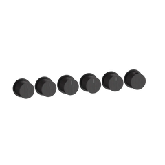 Gessi mitigeur thermostatique de douche à haut débit 5 sorties 63440 + 09263