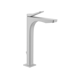 Gessi RILIEVO-Miscelatore Lavabo Alto con Scarico con Flessibile di Collegamento. Cartuccia 25mm- 59003
