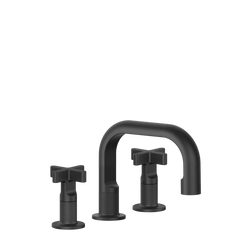 GESSI INCISO+ -Gruppo Lavabo 3 fori con scarico con flessibili di collegamento-58111