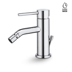 Single-lever basin mixer with 1”1/4 waste. F 3/8” supply hoses.