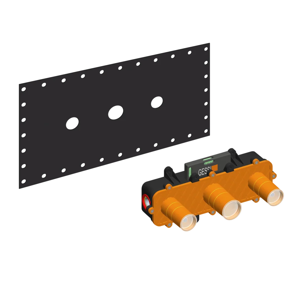 Ceadesign CROSS - Kit de fixation avec réglage en profondeur - FIX01