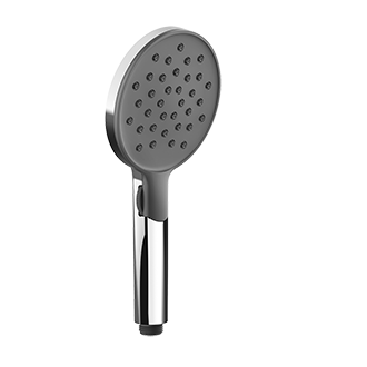 Gessi ANELLO-Two functions anti-lime hand shower with wheel selector with black insert.- 47350