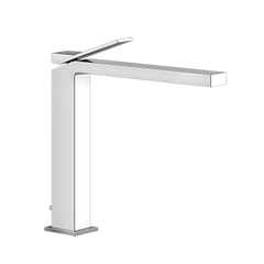 Gessi RETTANGOLO K - High basin mixer with waste and flexible connection hoses - 53003