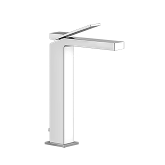 Gessi RETTANGOLO K - Basin mixer with waste and flexible connection hoses - 53005