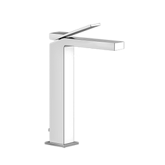 Gessi RETTANGOLO K - Basin mixer with waste and flexible connection hoses - 53005