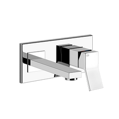 Gessi RETTANGOLO K - Parte esterna Miscelatore Lavabo a parete con parte incasso- 44697+53089