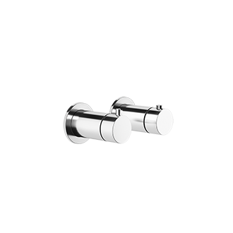 Gessi ANELLO-External part of the 3-way wall-mounted thermostatic shower mixer - 54169+63335