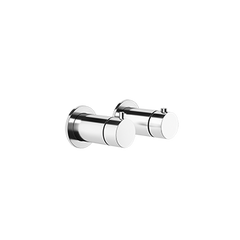 Gessi ANELLO-External part of the 3-way wall-mounted thermostatic shower mixer - 54169+63335