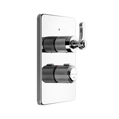 Gessi VENTI20-Miscelatore termostatico doccia a parete 3 via con incasso - 09269+65137