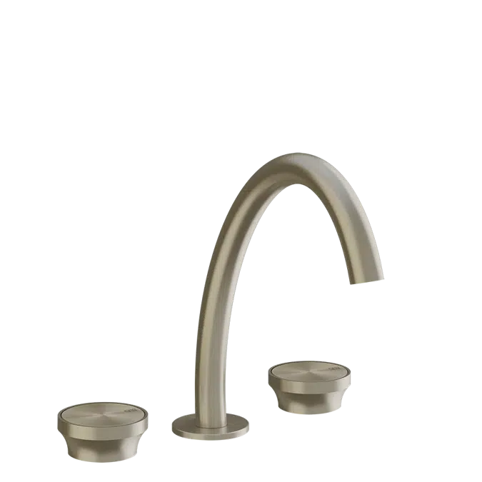 Gessi ORIGINI-Medium mitigeur lavabo 3 trous sans vidage avec flexibles - 66014