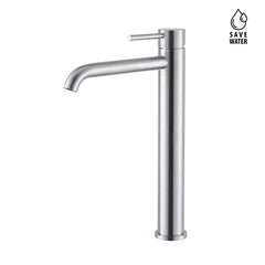 Newform X-STEEL 316- Miscelatore monocomando versione alta, per lavabo da appoggio, senza scarico - 69615X