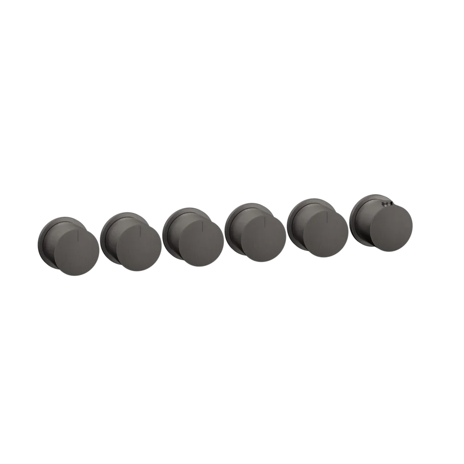 Gessi mitigeur thermostatique de douche à haut débit 5 sorties 63440 + 09263