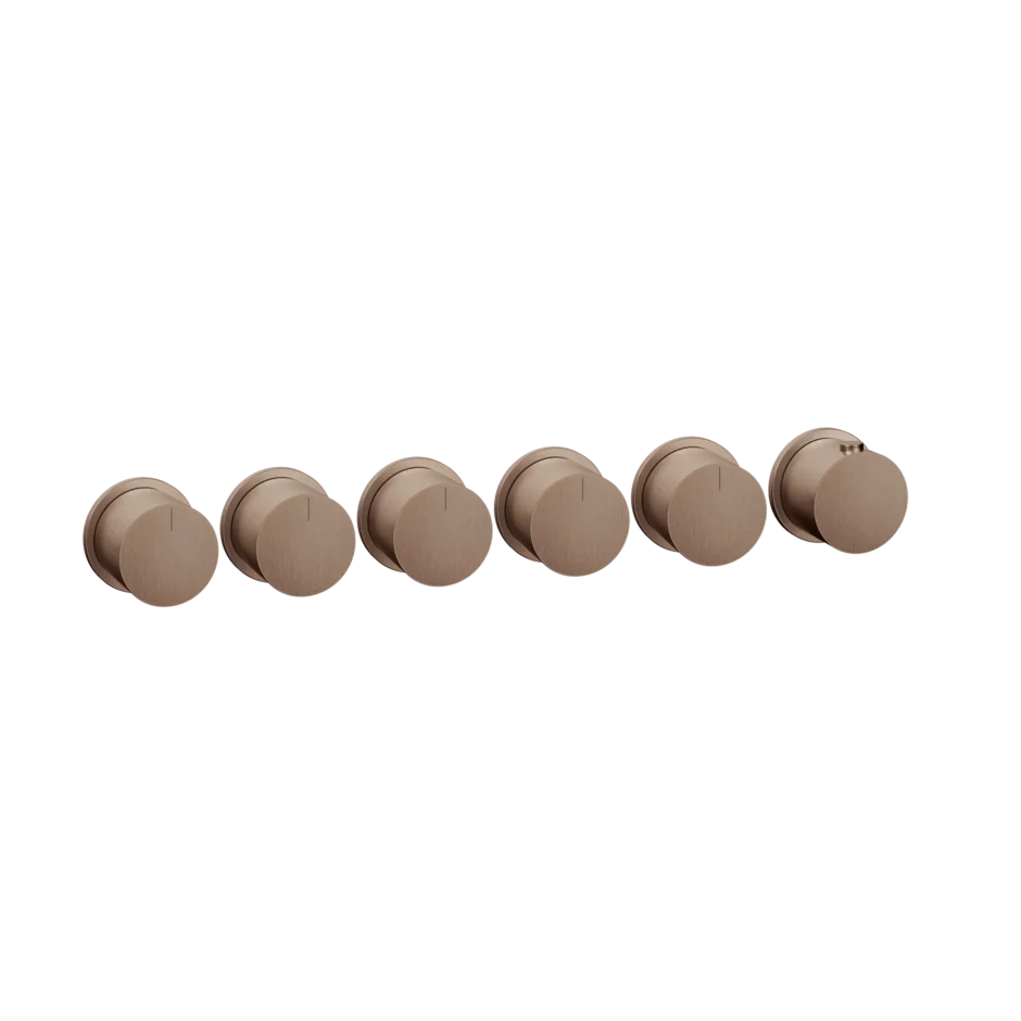 Gessi mitigeur thermostatique de douche à haut débit 5 sorties 63440 + 09263
