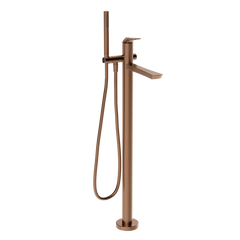 Gessi VENTAGLIO-Parte esterna miscelatore piantana vasca con deviatore automatico e doccetta anticalcare. - 72028