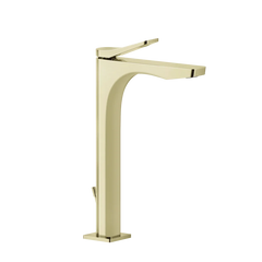 Gessi RILIEVO-Miscelatore Lavabo Alto con Scarico con Flessibile di Collegamento. Cartuccia 25mm- 59003