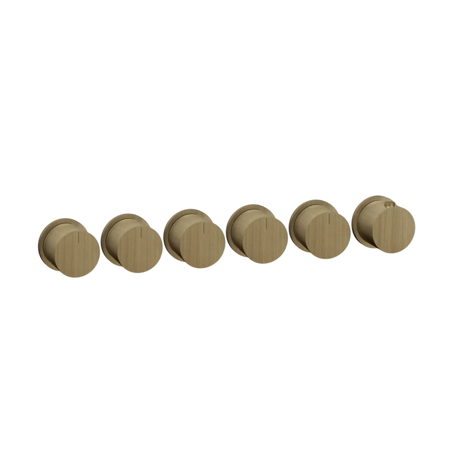 Gessi mitigeur thermostatique de douche à haut débit 5 sorties 63440 + 09263